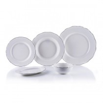 Porio 74 Parça Bonechina Yemek Takımı (M44-122)