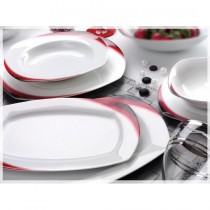 Noble Life 28 Parça Porselen Yemek Takımı-Red Wings