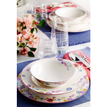 Pierre Cardin 24 Parça Yemek Takımı (Terracotta)