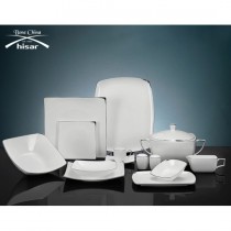 Hisar 85 Parça Porselen Yemek Takımı-Bahama
