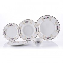 Porio 74 Parça Bonechina Yemek Takımı (M44-120)
