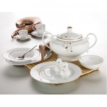 Aryıldız 84 Parça Porselen Yemek Takımı-Anka