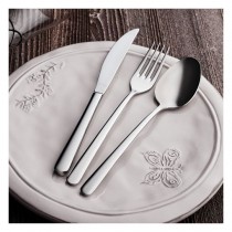 Aryıldız 89 Parça Çatal Kaşık Bıçak Takımı-Viole Parlak