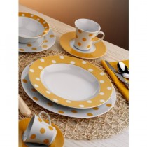Kütahya Porselen 24 Parça Porselen Yemek Takımı-Puantiyeli S